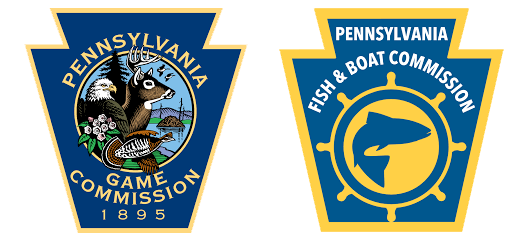 Pennsylvania Game Commission and Fish and Boat Commission Logos